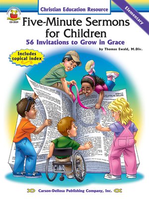 cover image of Five-Minute Sermons for Children, Grades K--5: 56 Invitations to Grow in Grace